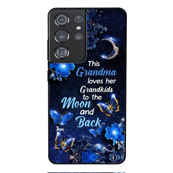 LOVE MOON AND BACK PERSONALIZED PHONE CASE 3D PRINTED