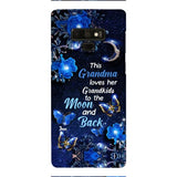 LOVE MOON AND BACK PERSONALIZED PHONE CASE 3D PRINTED