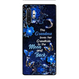 LOVE MOON AND BACK PERSONALIZED PHONE CASE 3D PRINTED