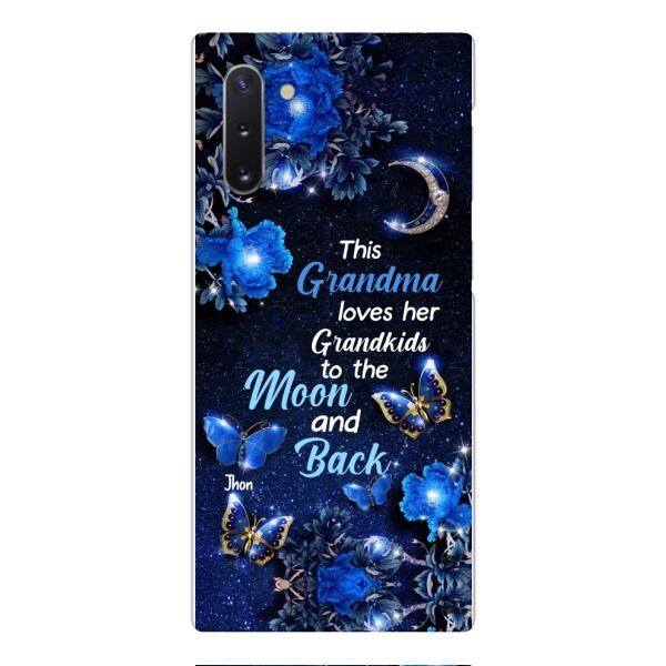 LOVE MOON AND BACK PERSONALIZED PHONE CASE 3D PRINTED