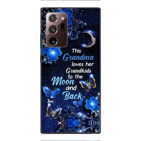 LOVE MOON AND BACK PERSONALIZED PHONE CASE 3D PRINTED