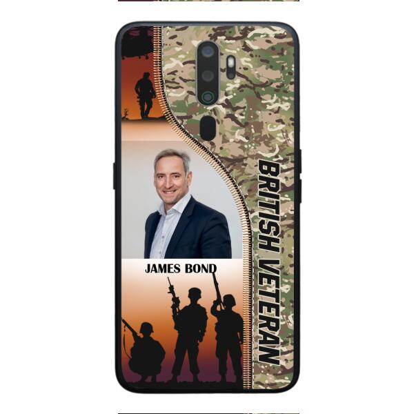 CUSTOMIZED BRITISH VETERAN PHONECASE 3D PRINTED NEYT15