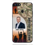 CUSTOMIZED BRITISH VETERAN PHONECASE 3D PRINTED NEYT15