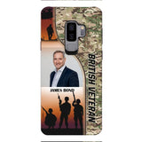 CUSTOMIZED BRITISH VETERAN PHONECASE 3D PRINTED NEYT15