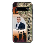 CUSTOMIZED BRITISH VETERAN PHONECASE 3D PRINTED NEYT15