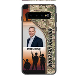 CUSTOMIZED BRITISH VETERAN PHONECASE 3D PRINTED NEYT15