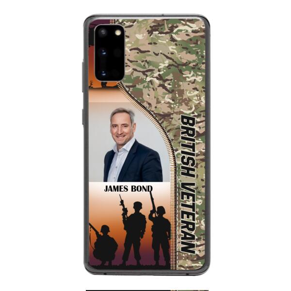 CUSTOMIZED BRITISH VETERAN PHONECASE 3D PRINTED NEYT15