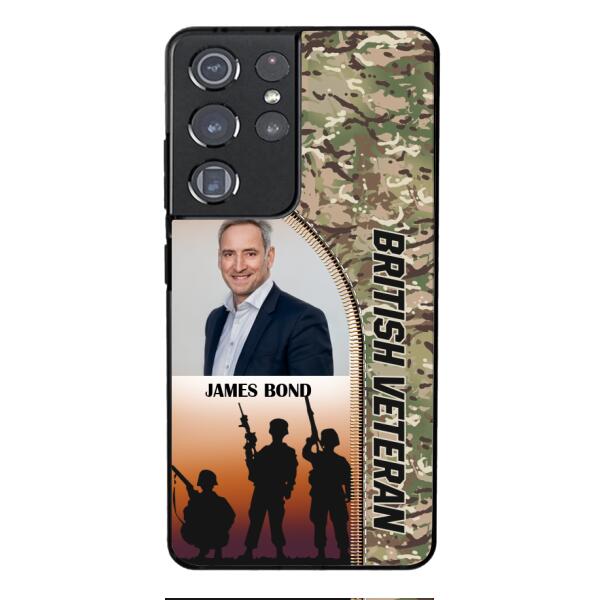 CUSTOMIZED BRITISH VETERAN PHONECASE 3D PRINTED NEYT15