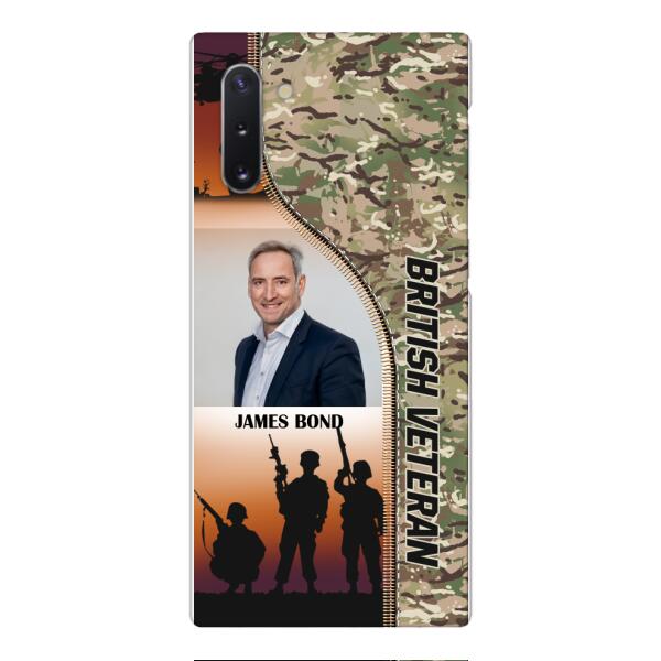 CUSTOMIZED BRITISH VETERAN PHONECASE 3D PRINTED NEYT15