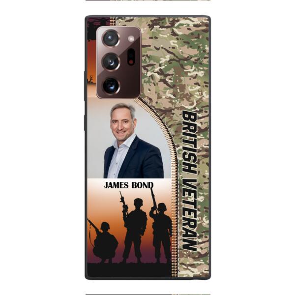 CUSTOMIZED BRITISH VETERAN PHONECASE 3D PRINTED NEYT15