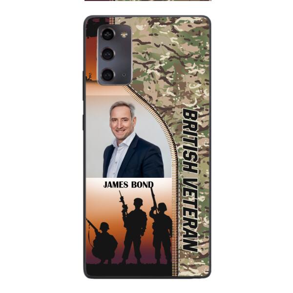 CUSTOMIZED BRITISH VETERAN PHONECASE 3D PRINTED NEYT15