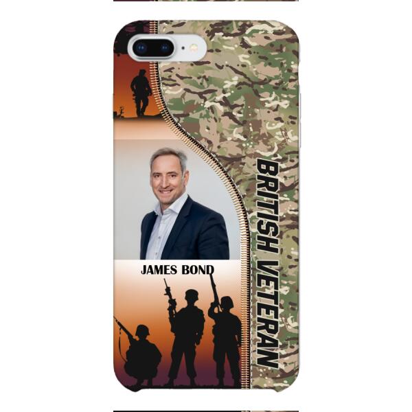 CUSTOMIZED BRITISH VETERAN PHONECASE 3D PRINTED NEYT15