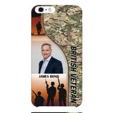 CUSTOMIZED BRITISH VETERAN PHONECASE 3D PRINTED NEYT15