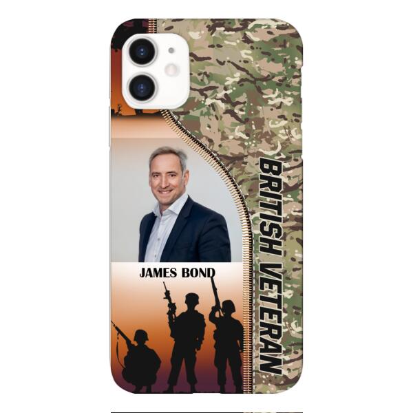CUSTOMIZED BRITISH VETERAN PHONECASE 3D PRINTED NEYT15