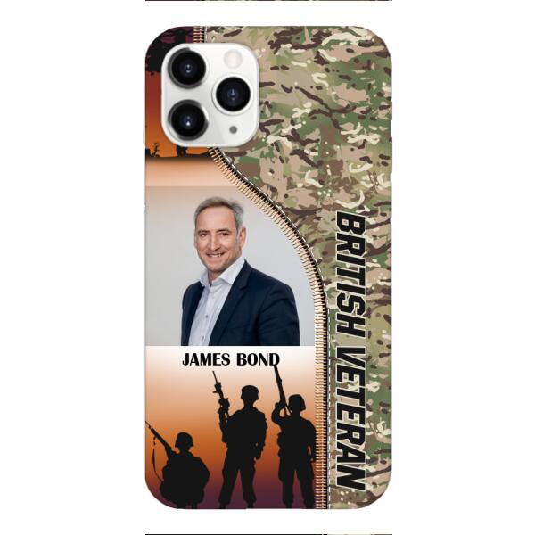 CUSTOMIZED BRITISH VETERAN PHONECASE 3D PRINTED NEYT15