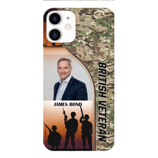 CUSTOMIZED BRITISH VETERAN PHONECASE 3D PRINTED NEYT15
