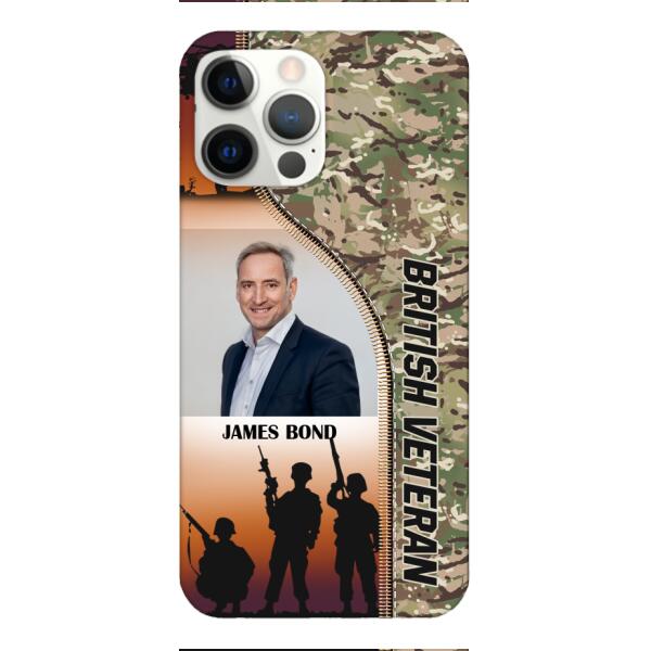 CUSTOMIZED BRITISH VETERAN PHONECASE 3D PRINTED NEYT15