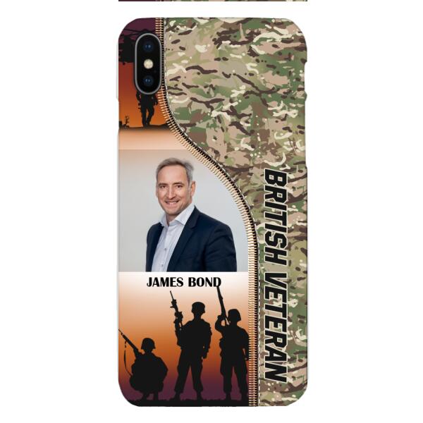 CUSTOMIZED BRITISH VETERAN PHONECASE 3D PRINTED NEYT15