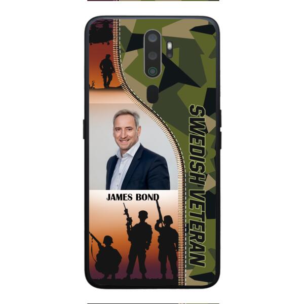 CUSTOMIZED SWEDISH VETERAN PHONECASE 3D PRINTED NEYT15