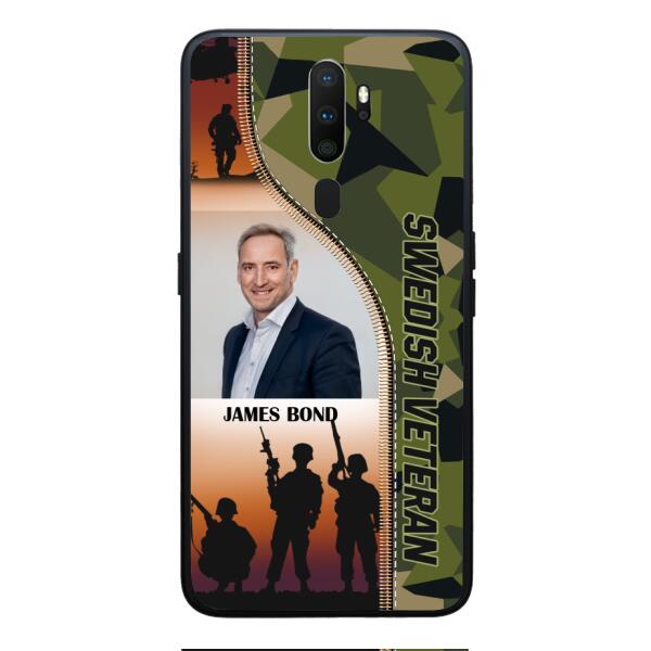 CUSTOMIZED SWEDISH VETERAN PHONECASE 3D PRINTED NEYT15