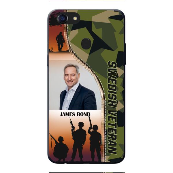 CUSTOMIZED SWEDISH VETERAN PHONECASE 3D PRINTED NEYT15