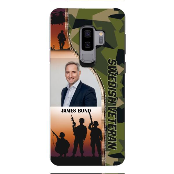 CUSTOMIZED SWEDISH VETERAN PHONECASE 3D PRINTED NEYT15