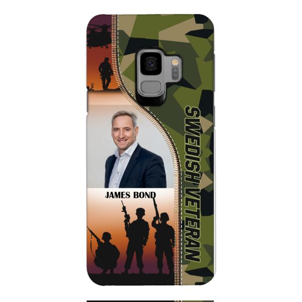 CUSTOMIZED SWEDISH VETERAN PHONECASE 3D PRINTED NEYT15