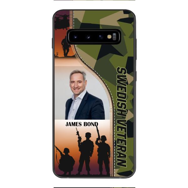 CUSTOMIZED SWEDISH VETERAN PHONECASE 3D PRINTED NEYT15