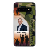 CUSTOMIZED SWEDISH VETERAN PHONECASE 3D PRINTED NEYT15