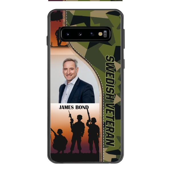 CUSTOMIZED SWEDISH VETERAN PHONECASE 3D PRINTED NEYT15