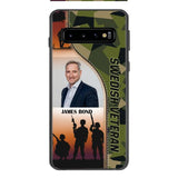 CUSTOMIZED SWEDISH VETERAN PHONECASE 3D PRINTED NEYT15