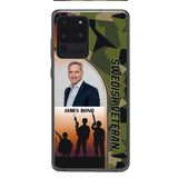CUSTOMIZED SWEDISH VETERAN PHONECASE 3D PRINTED NEYT15