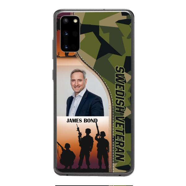 CUSTOMIZED SWEDISH VETERAN PHONECASE 3D PRINTED NEYT15
