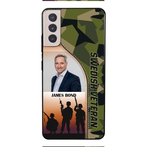 CUSTOMIZED SWEDISH VETERAN PHONECASE 3D PRINTED NEYT15