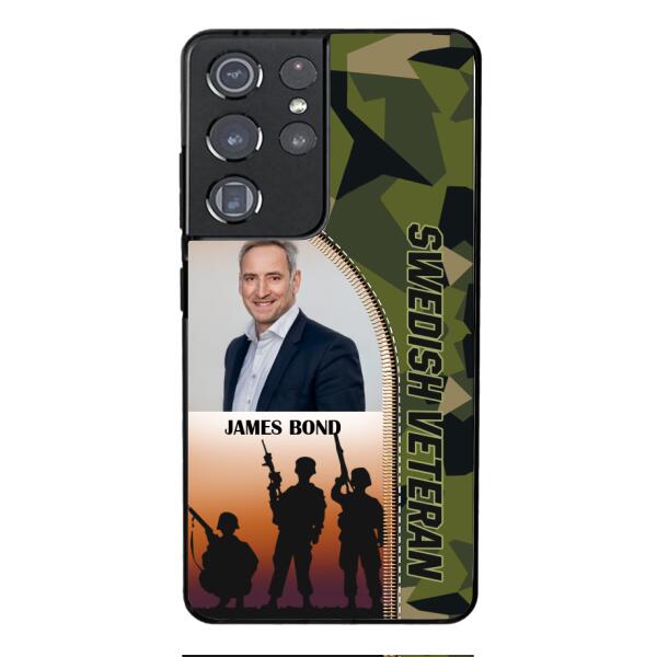 CUSTOMIZED SWEDISH VETERAN PHONECASE 3D PRINTED NEYT15