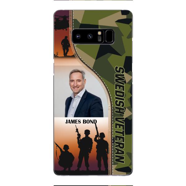 CUSTOMIZED SWEDISH VETERAN PHONECASE 3D PRINTED NEYT15