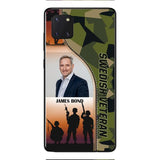 CUSTOMIZED SWEDISH VETERAN PHONECASE 3D PRINTED NEYT15