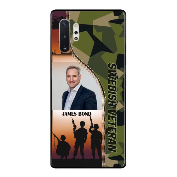 CUSTOMIZED SWEDISH VETERAN PHONECASE 3D PRINTED NEYT15