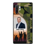 CUSTOMIZED SWEDISH VETERAN PHONECASE 3D PRINTED NEYT15