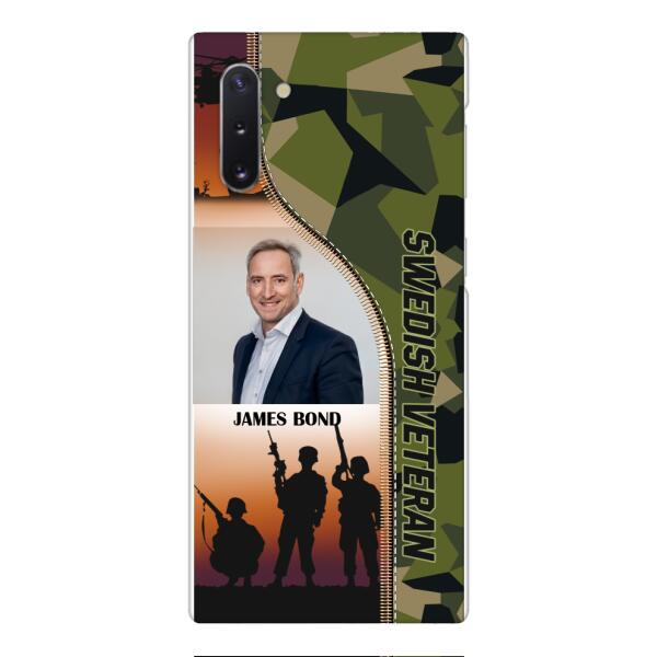 CUSTOMIZED SWEDISH VETERAN PHONECASE 3D PRINTED NEYT15