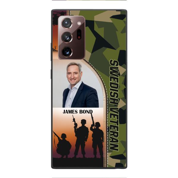 CUSTOMIZED SWEDISH VETERAN PHONECASE 3D PRINTED NEYT15