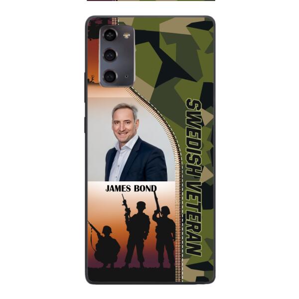 CUSTOMIZED SWEDISH VETERAN PHONECASE 3D PRINTED NEYT15
