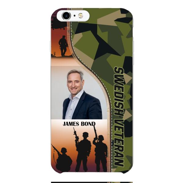 CUSTOMIZED SWEDISH VETERAN PHONECASE 3D PRINTED NEYT15