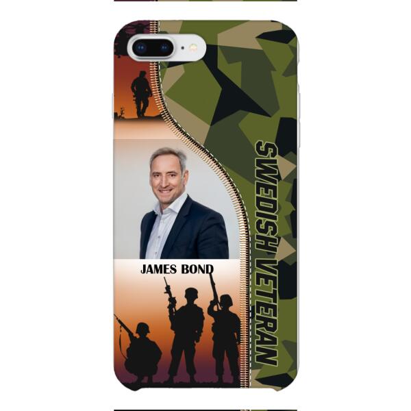 CUSTOMIZED SWEDISH VETERAN PHONECASE 3D PRINTED NEYT15