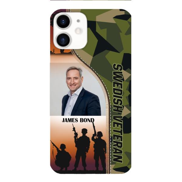 CUSTOMIZED SWEDISH VETERAN PHONECASE 3D PRINTED NEYT15