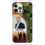 CUSTOMIZED SWEDISH VETERAN PHONECASE 3D PRINTED NEYT15