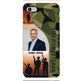 CUSTOMIZED SWEDISH VETERAN PHONECASE 3D PRINTED NEYT15