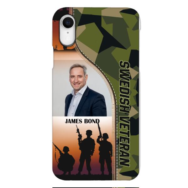CUSTOMIZED SWEDISH VETERAN PHONECASE 3D PRINTED NEYT15