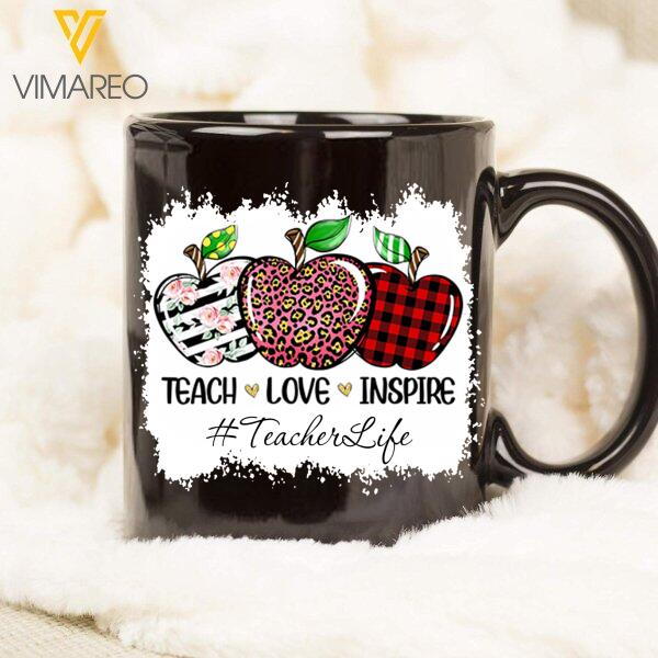 TEACHER LIFE PERSONALIZED MUG 3D PRINTED