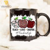 TEACHER LIFE PERSONALIZED MUG 3D PRINTED